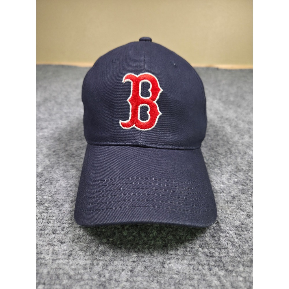 Boston Red Sox Hat Mens OSFA Y2K T.E.I. Navy Blue MLB Baseball Strapback